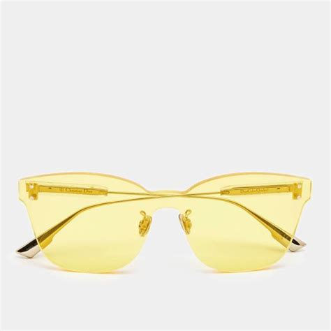 dior colour quake 2|CHRISTIAN DIOR Color Quake 2 Sunglasses Yellow.